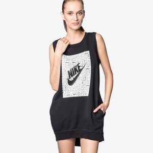 Nike Black Sleeveless Dress Size Large